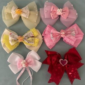 Bundle of (6) Girls Hair Bow